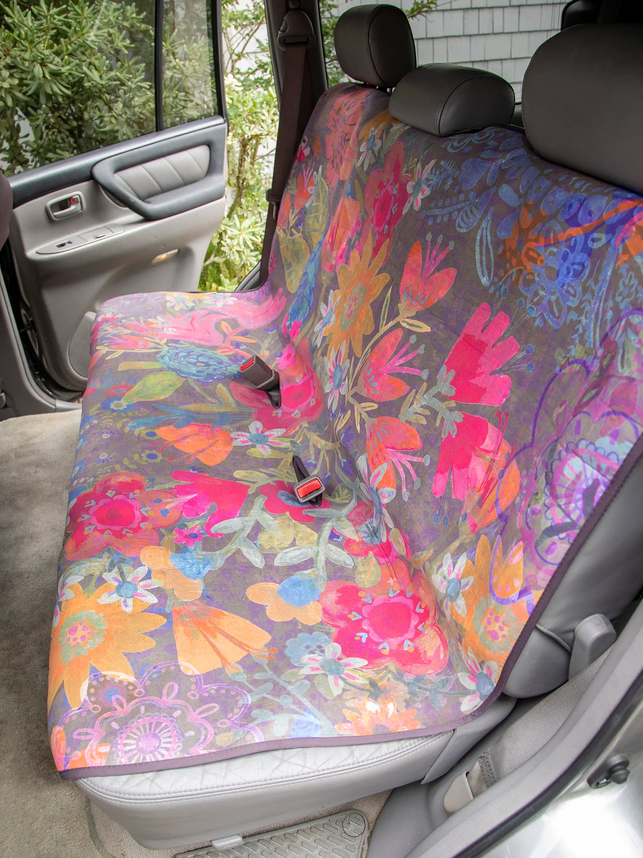 women's pajamas with a touch of luxuryBack Car Seat Cover - Vintage Floral