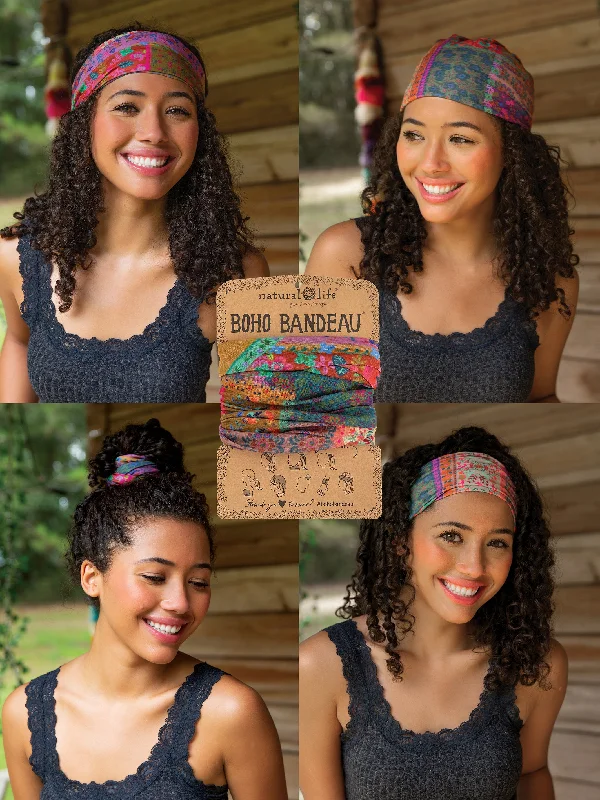 women's cotton pajama setsFull Boho Bandeau® Headband - Multi Patchwork