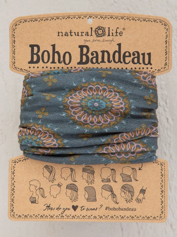 women's pajamas for those who love to indulgeFull Boho Bandeau® Headband - Sage Gold Medallion