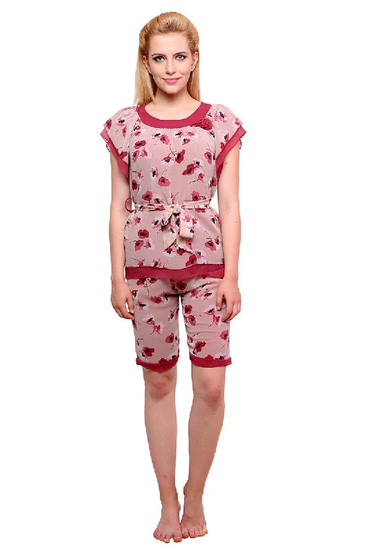 women's pajamas in soft, breathable materialsPrivate Lives Rose Night suit