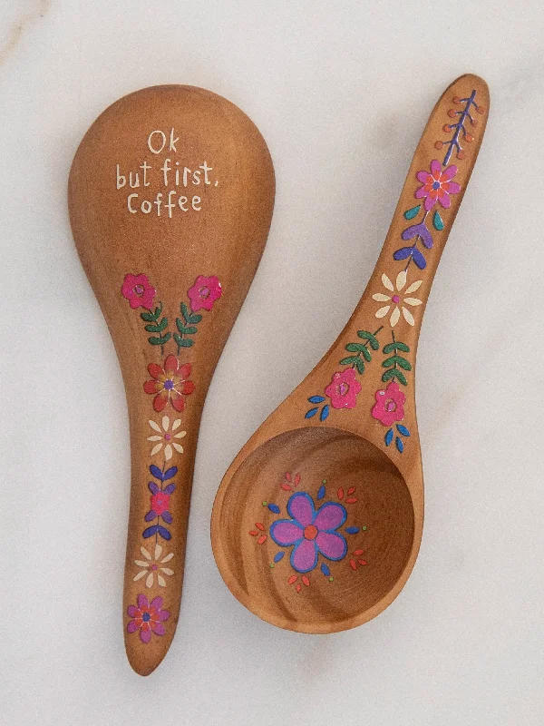 women's pajamas for cold weatherWooden Coffee Scoop - But First Coffee