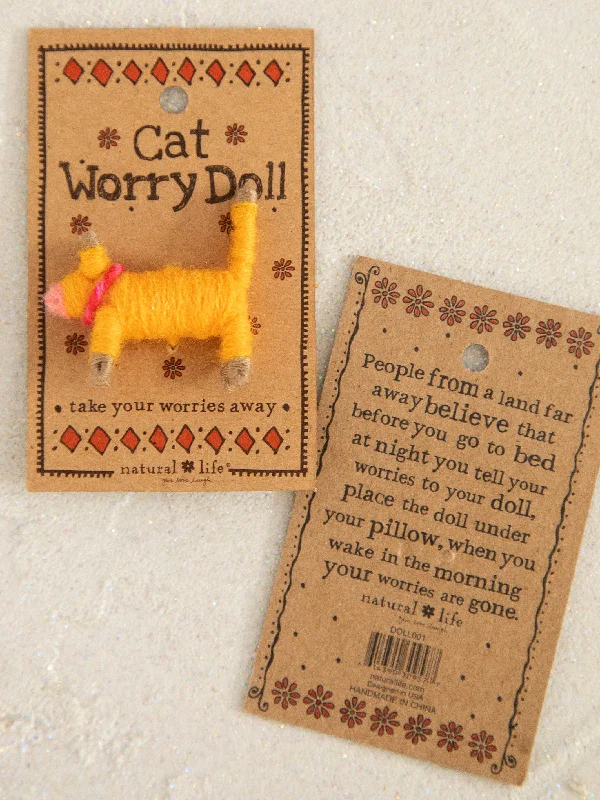 women's pajamas featuring animal printsWorry Doll - Cat